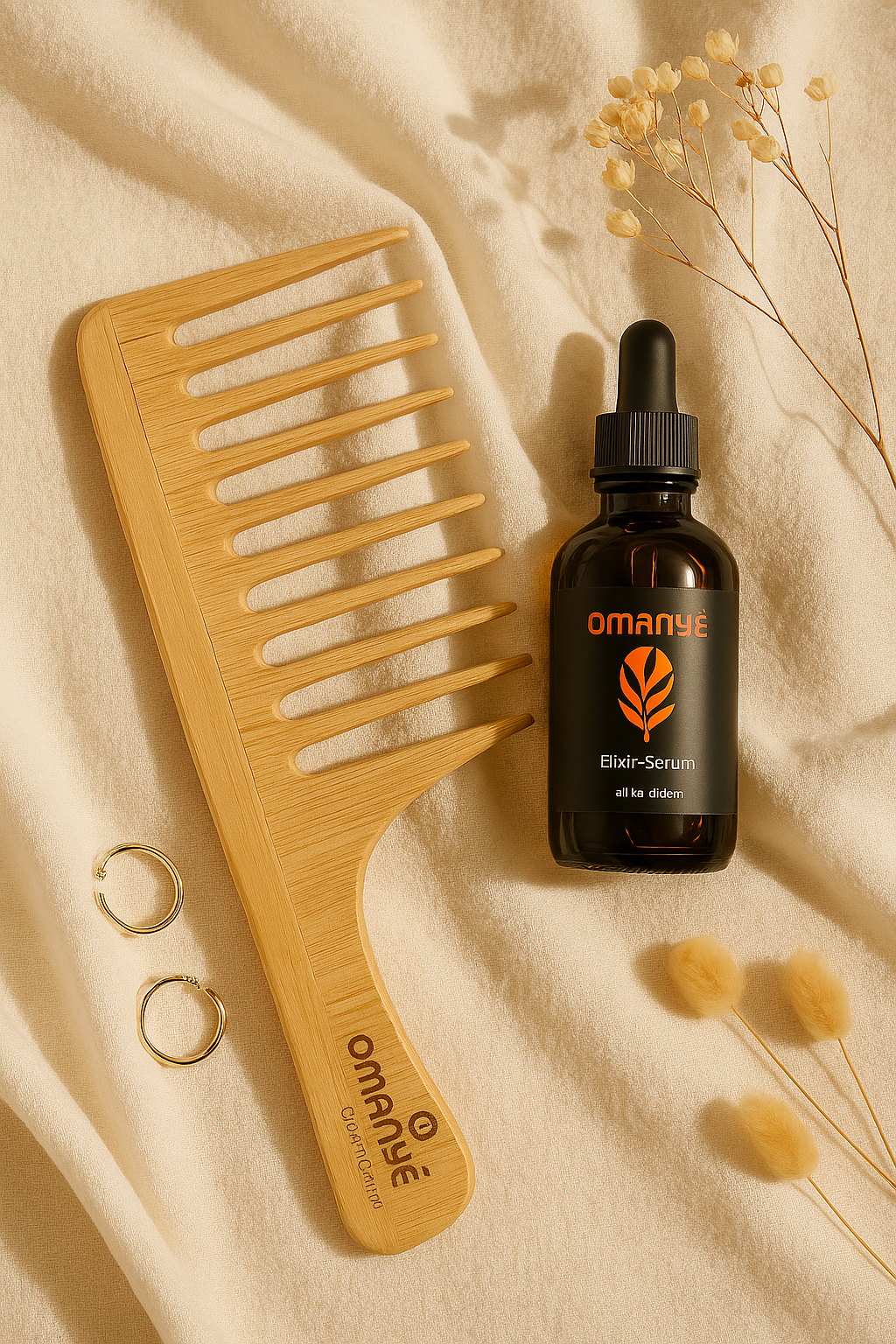 Omanyè Crown Curator-Wide Tooth Comb