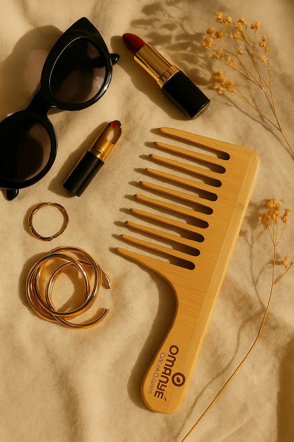 Omanyè Crown Curator-Wide Tooth Comb